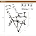 Chaises simples portatives en aluminium de camping de déjeuner de haute qualité, chaises se pliantes de chaise de plage de dossier